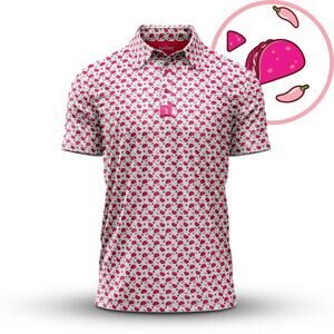 Bogey Bros Golf Co - Pink Taco - Polo